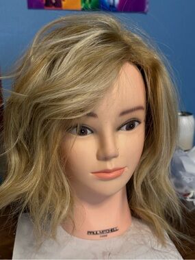 No glue human hair lace front wig